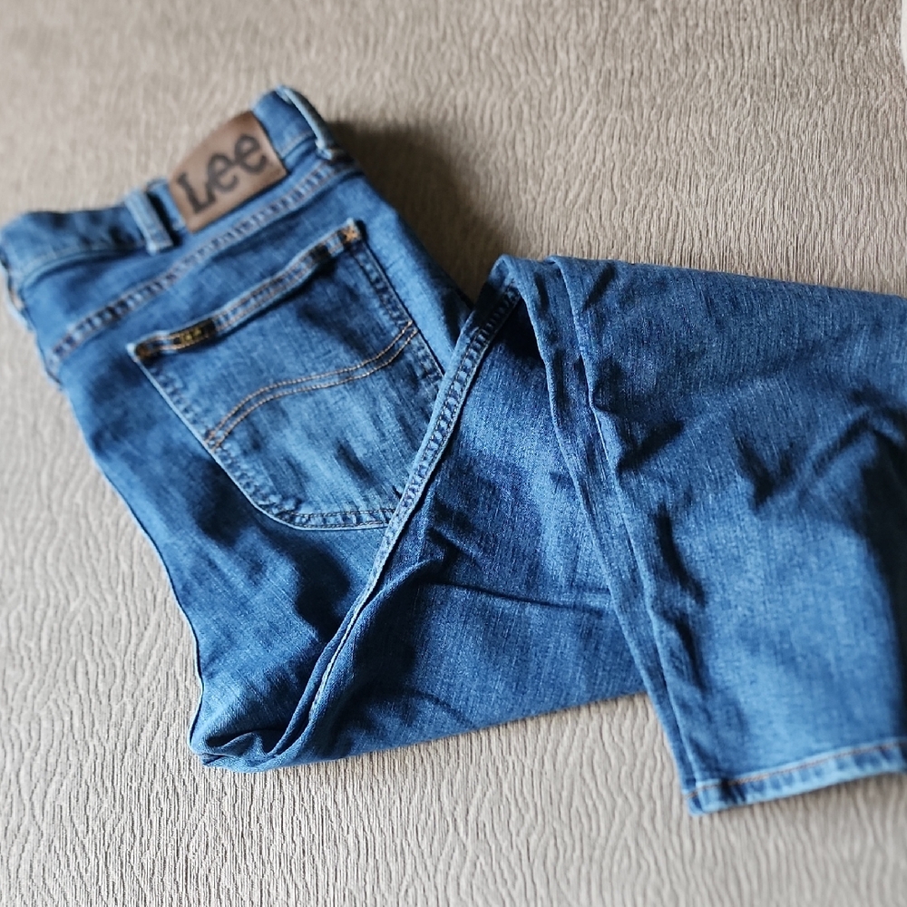 Lee Men's Blue Straight Jeans